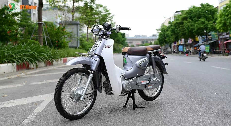 Xe Cub Ally New 50cc sở hữu nét đẹp cổ điển xen lẫn hiện đại